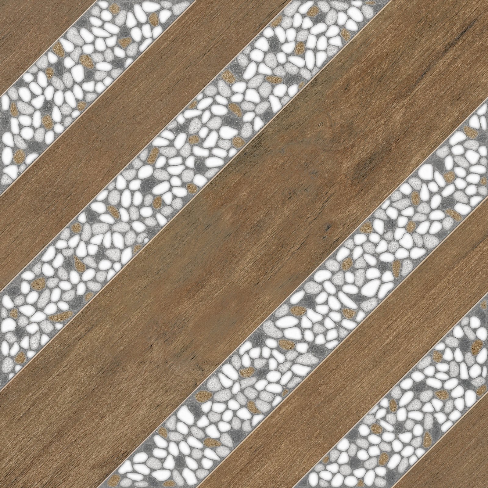 Asia Tile Oakley Brown 40x40